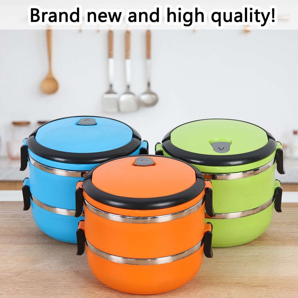 Food Storage Hot Box - Lekvrije reis- en keukenopberg lunchbox, voedselverwarmer,