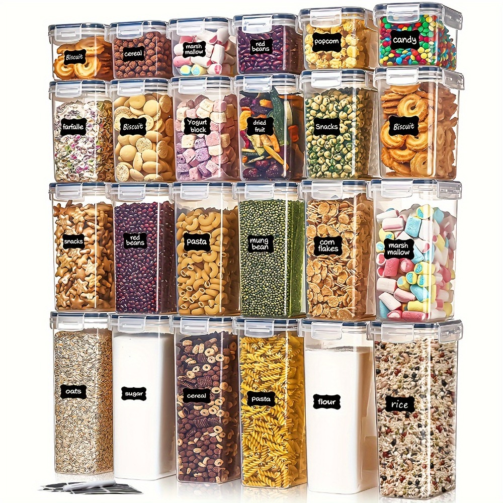 Food Storage Equipment - 24 Stuks Voedsel Opslag Containers 12