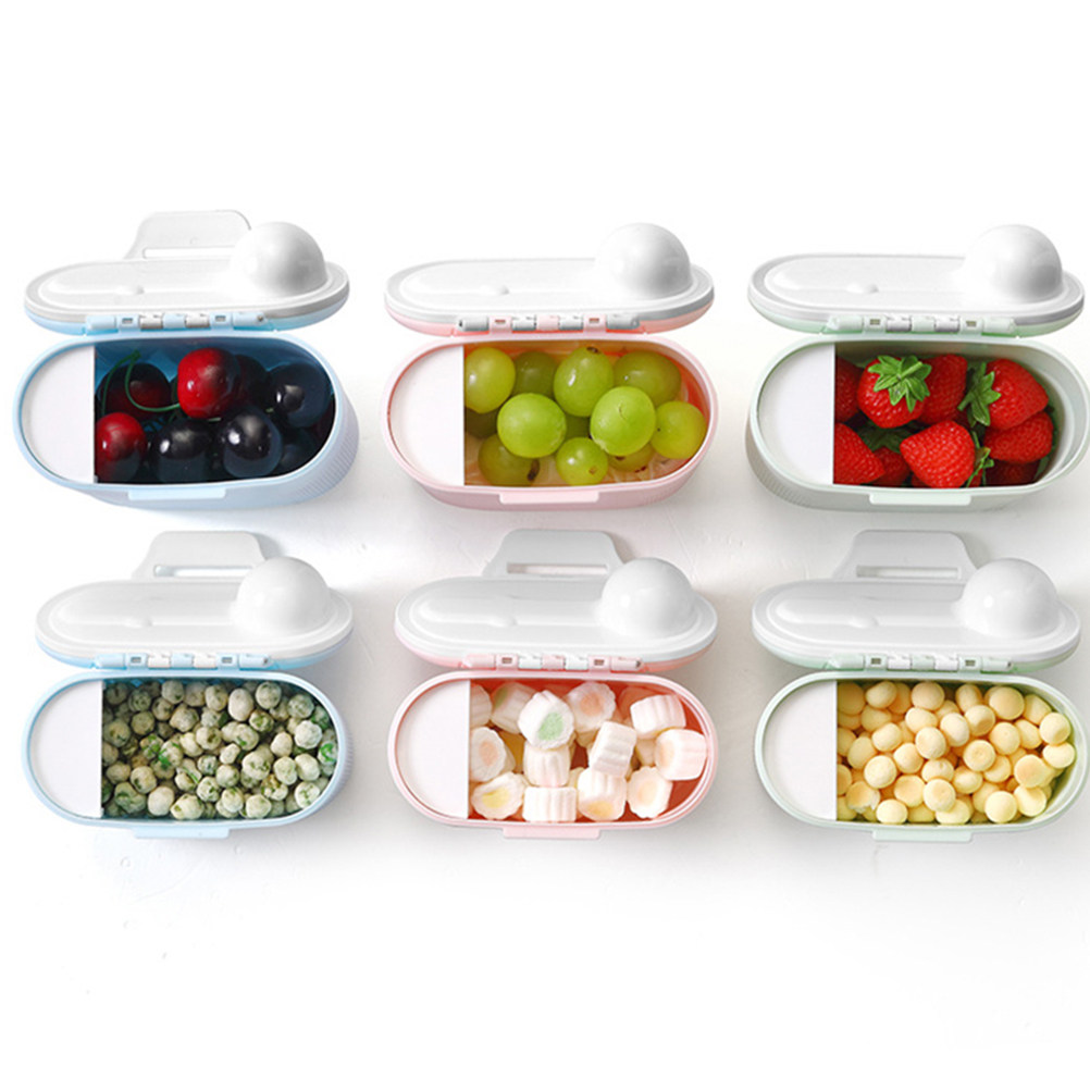 Food Storage Dispenser - Draagbare, lekvrije melkpoederdispenser, reisvoedselbewaarbox