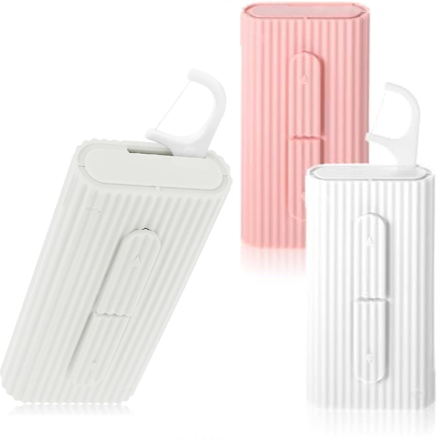 Food Storage Dispenser - Draagbare automatische tandzijdedispenser Pop-up reisdoosje voor