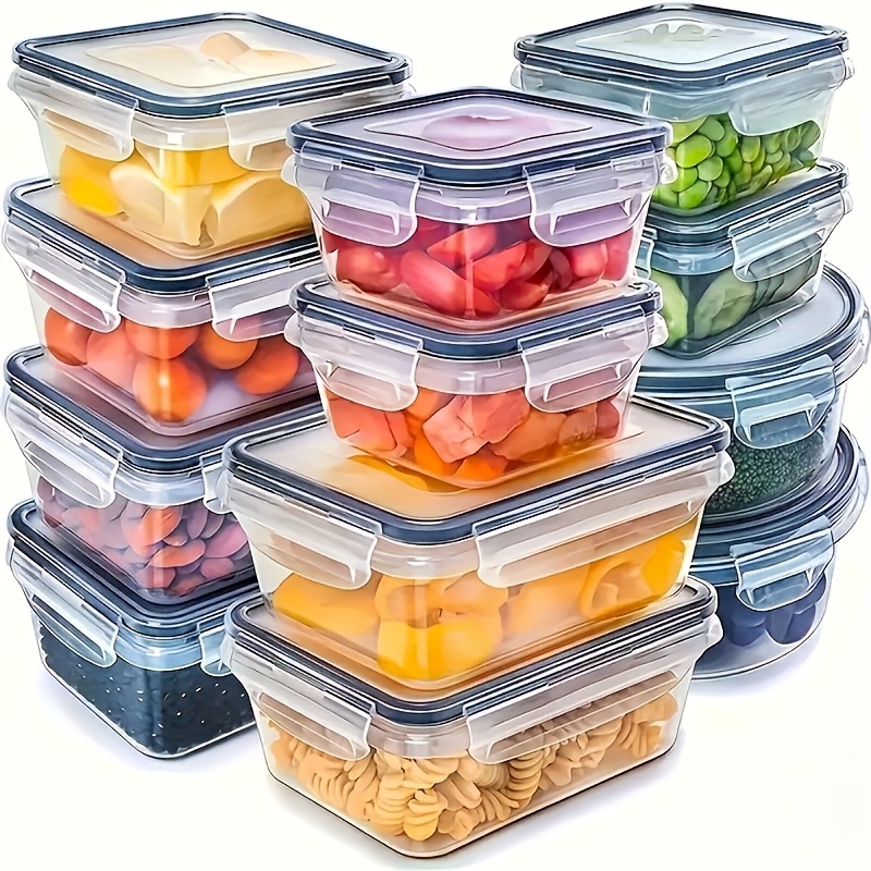 Food Storage Equipment - 8-delige set inclusief 4 containers en