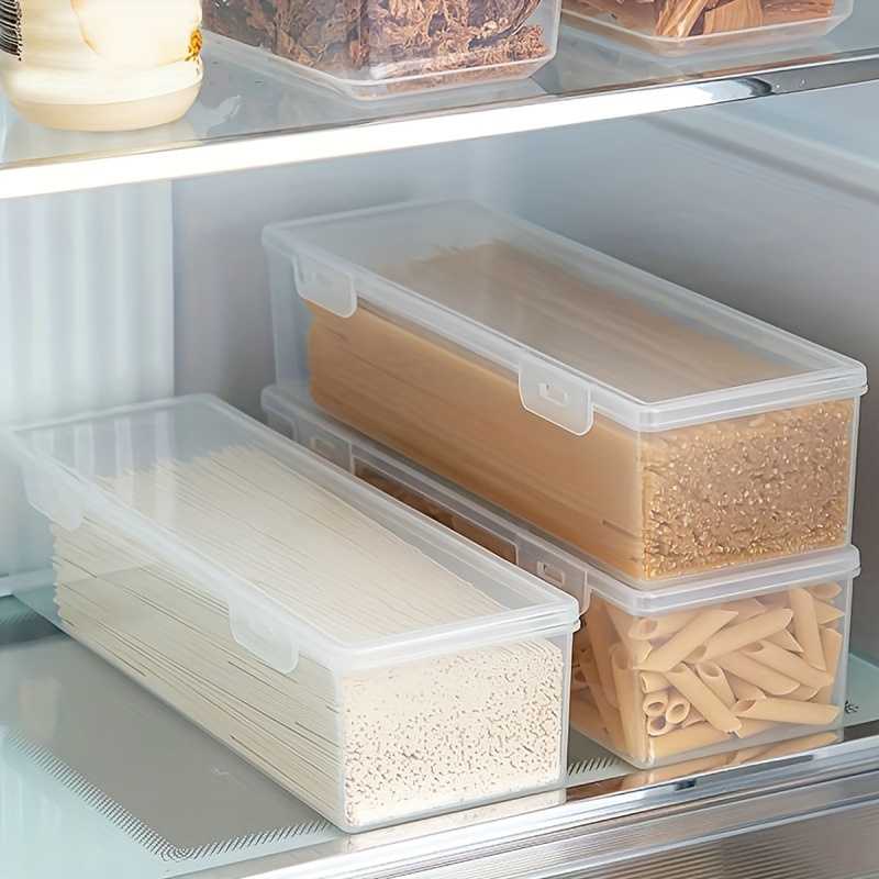 Food Storage Food Safety - Grote Capaciteit Transparante Plastic Koelkast Opbergdoos,