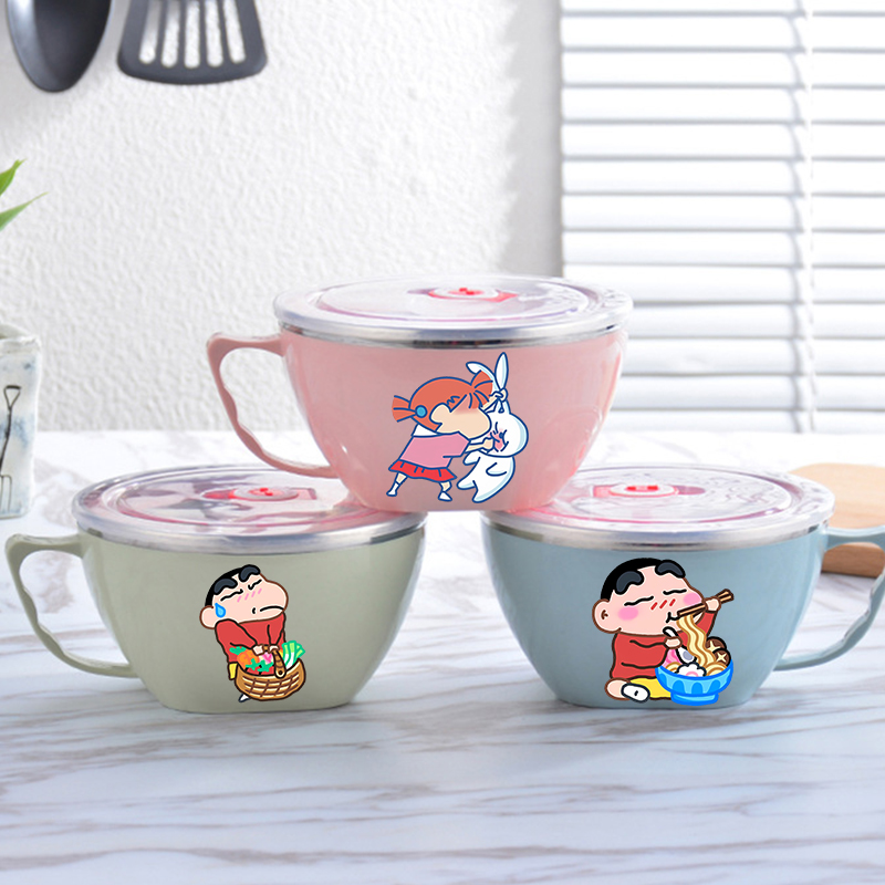 Food Storage Metal Box - Crayon Shin-chan Noodle Bowl Roestvrijstalen kom