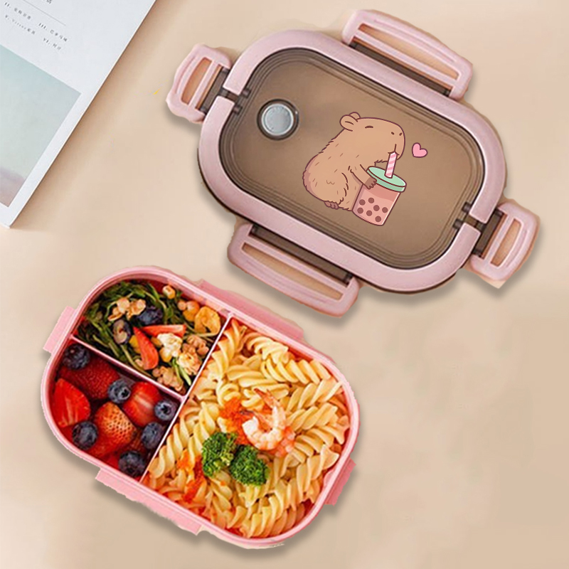 Food Storage Equipment - Capybara Bento Lunchbox Anime Dieren Print