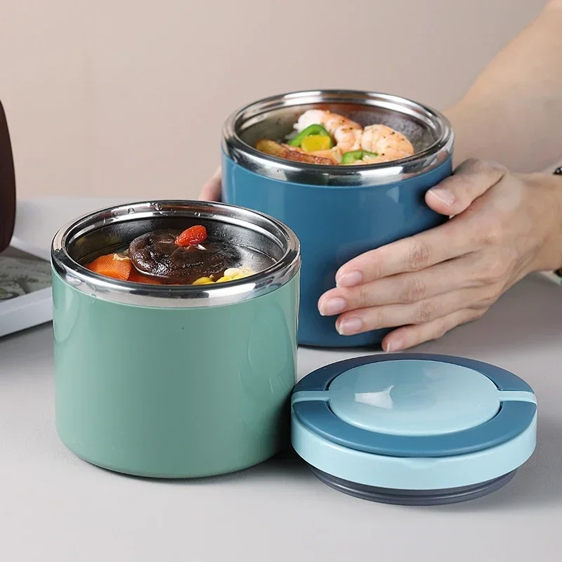 Food Storage Handling - Roestvrijstalen voedsel thermische pot Vacuümbeker Soepkom