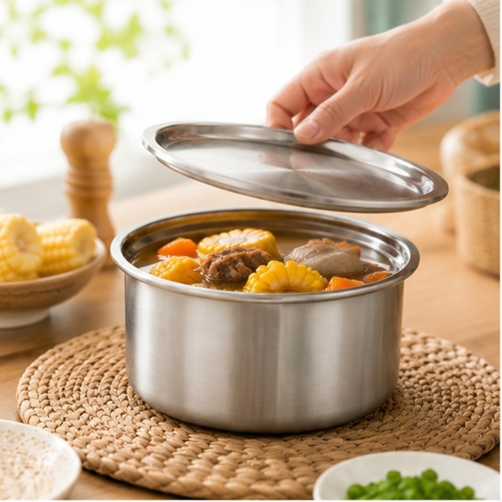 Food Storage Stainless Steel Containers - 304 roestvrijstalen ramekin met deksel, geschikt