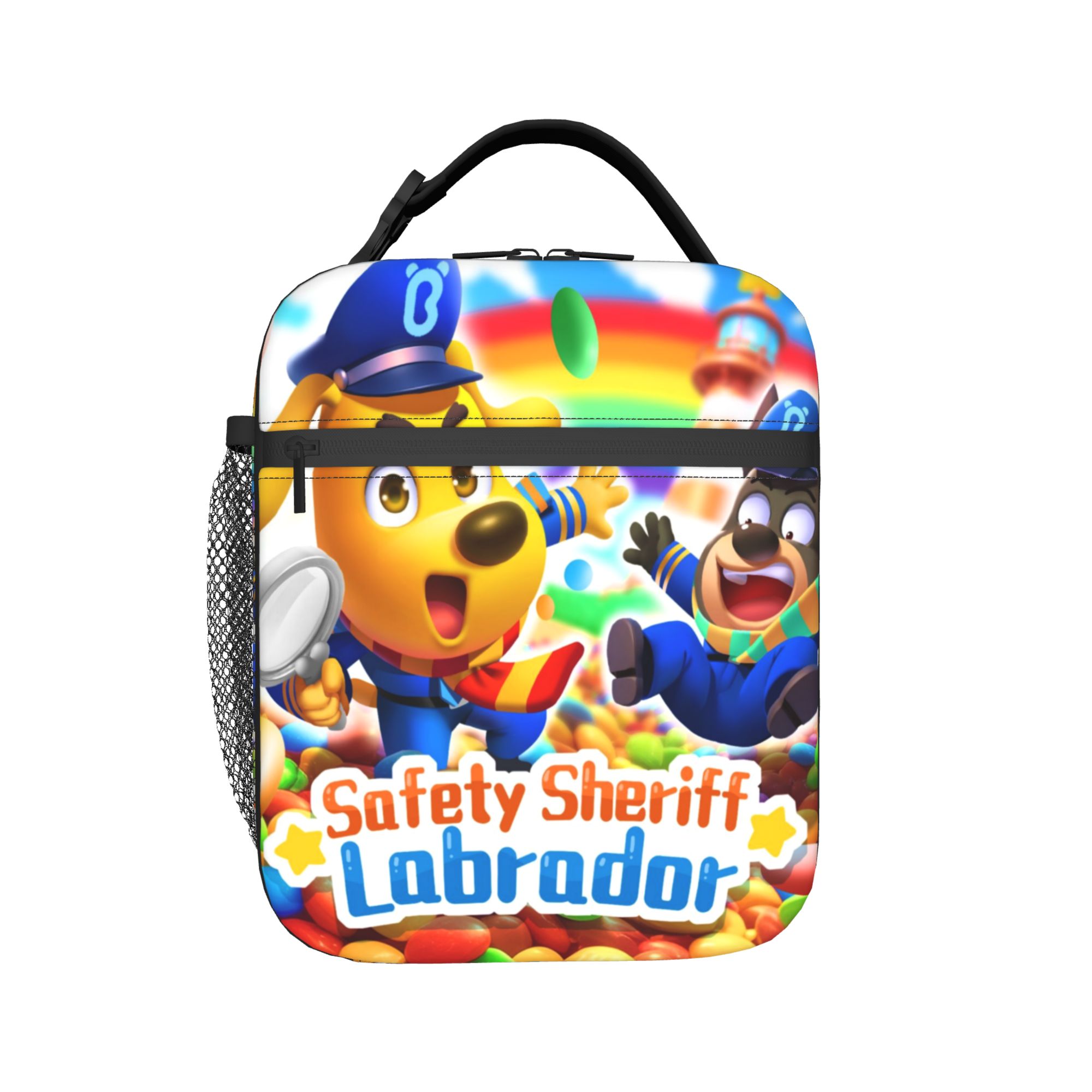 Food Storage Food Safety - Safety Sheriff Labrador Merch geïsoleerde lunchtas