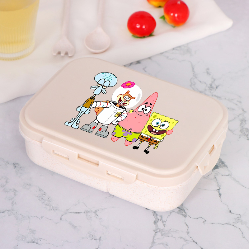 Food Storage Equipment - Nieuwe SpongeBob SquarePants Lunchbox Anime Cartoon