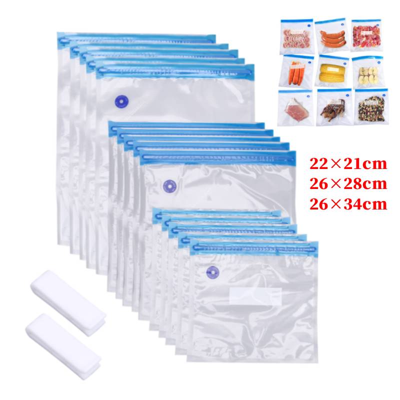 Food Storage Food Safety - 15 stuks vacuümsealzakken voor voedsel, BPA-vrije