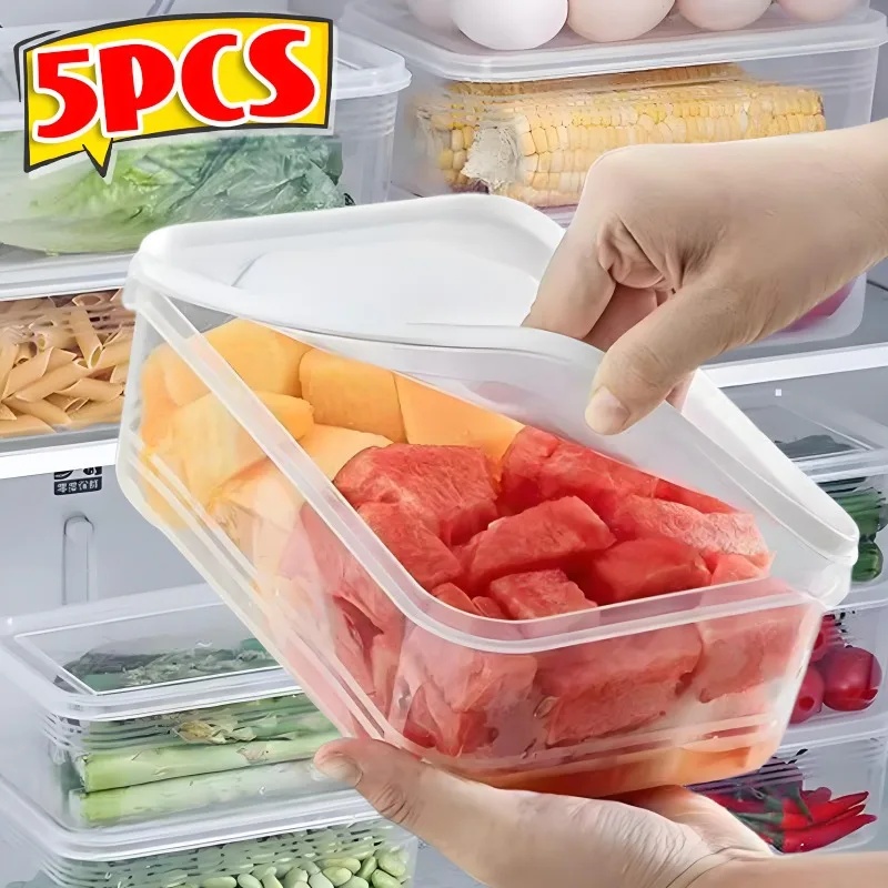 Food Storage Vegetables - Koelkast-opbergdoos voor vlees en groenten, transparante