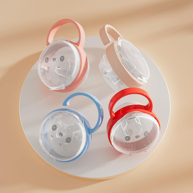 Food Storage Handling - Nieuwe babyfopspeen doorzichtig stofdicht hoesje, schattig