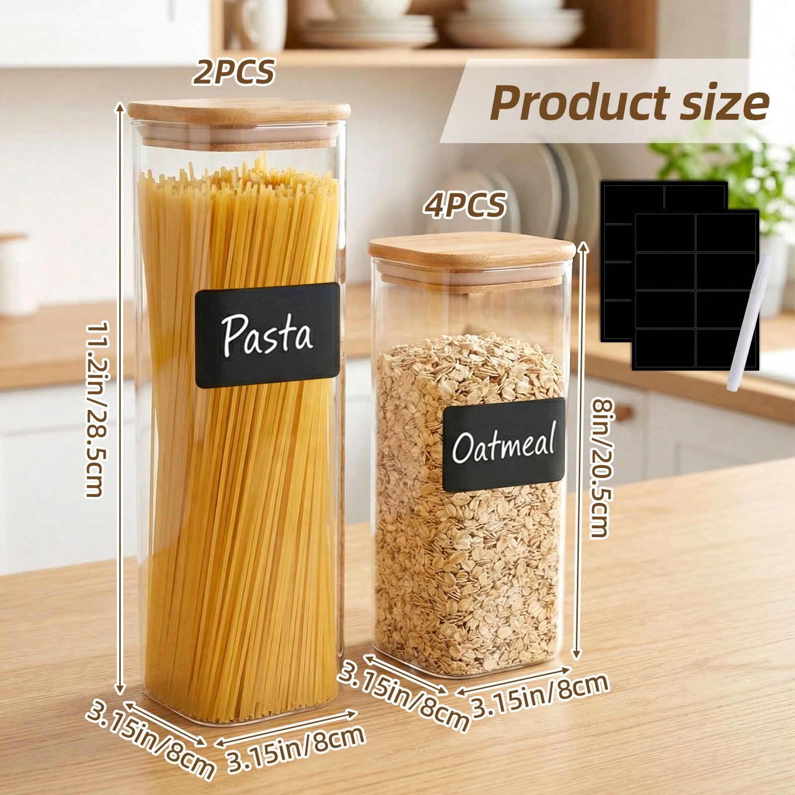 6/12 stuks glazen voedselopsla - Food Storage Containers Glass recensie en prijs