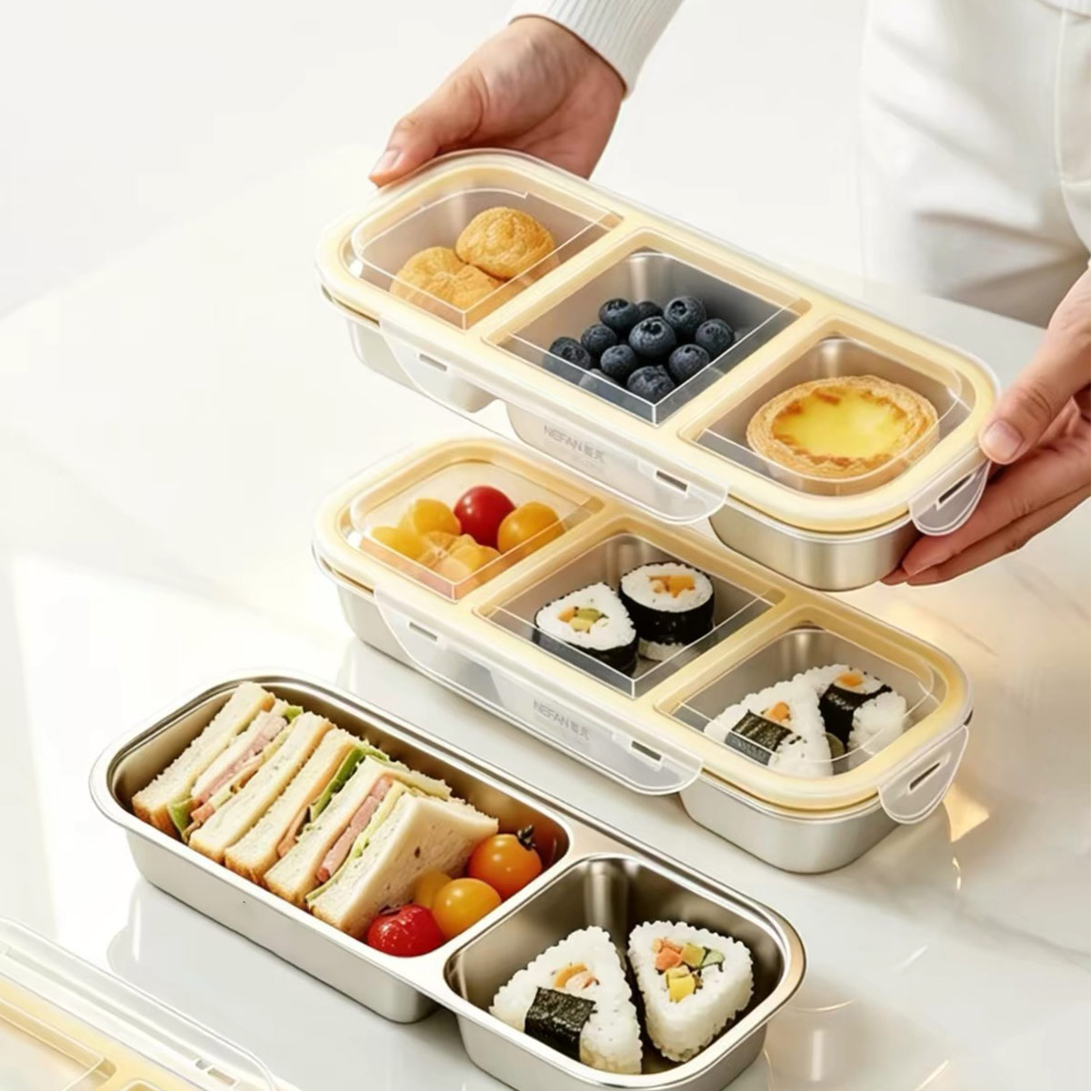 Roestvrijstalen voedselopslagc - Food Storage Metal Box recensie en prijs