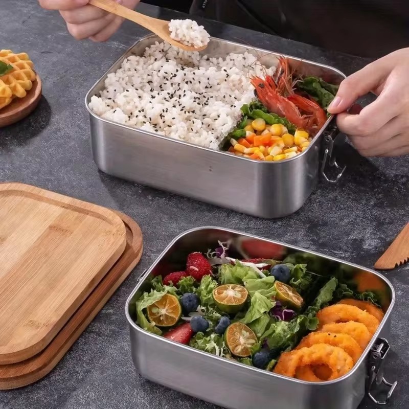 Duurzame lunchbox van roestvri - Food Storage Stainless Steel Containers recensie en prijs
