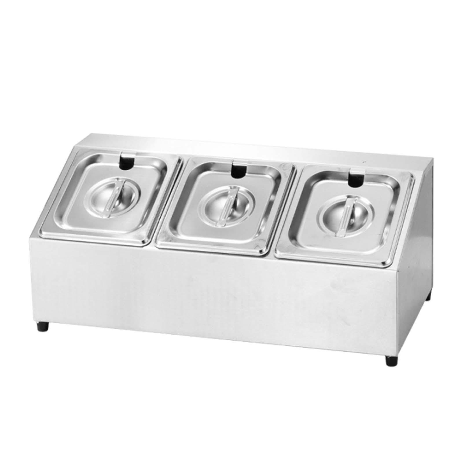 Commerciële sausbak met deksel - Food Storage Hot Box recensie en prijs