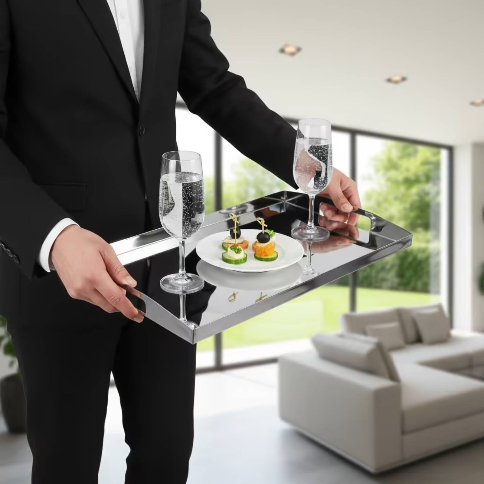 Roestvrijstalen dienblad Gespi - Food Storage Handling recensie en prijs