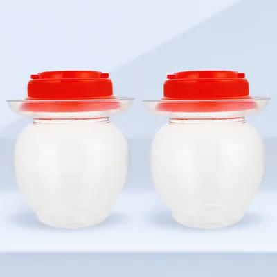 2 stuks, plastic voorraadpotte - Food Storage Jars Plastic recensie en prijs