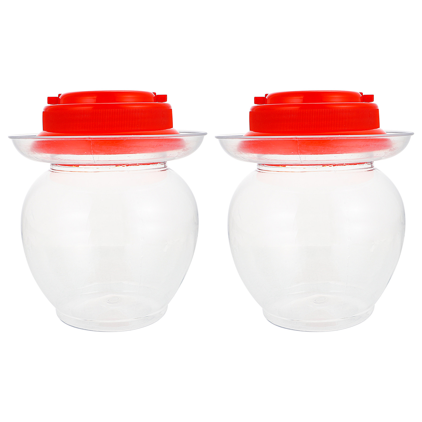 2 stuks, plastic voorraadpotte - Food Storage Jars Plastic recensie en prijs