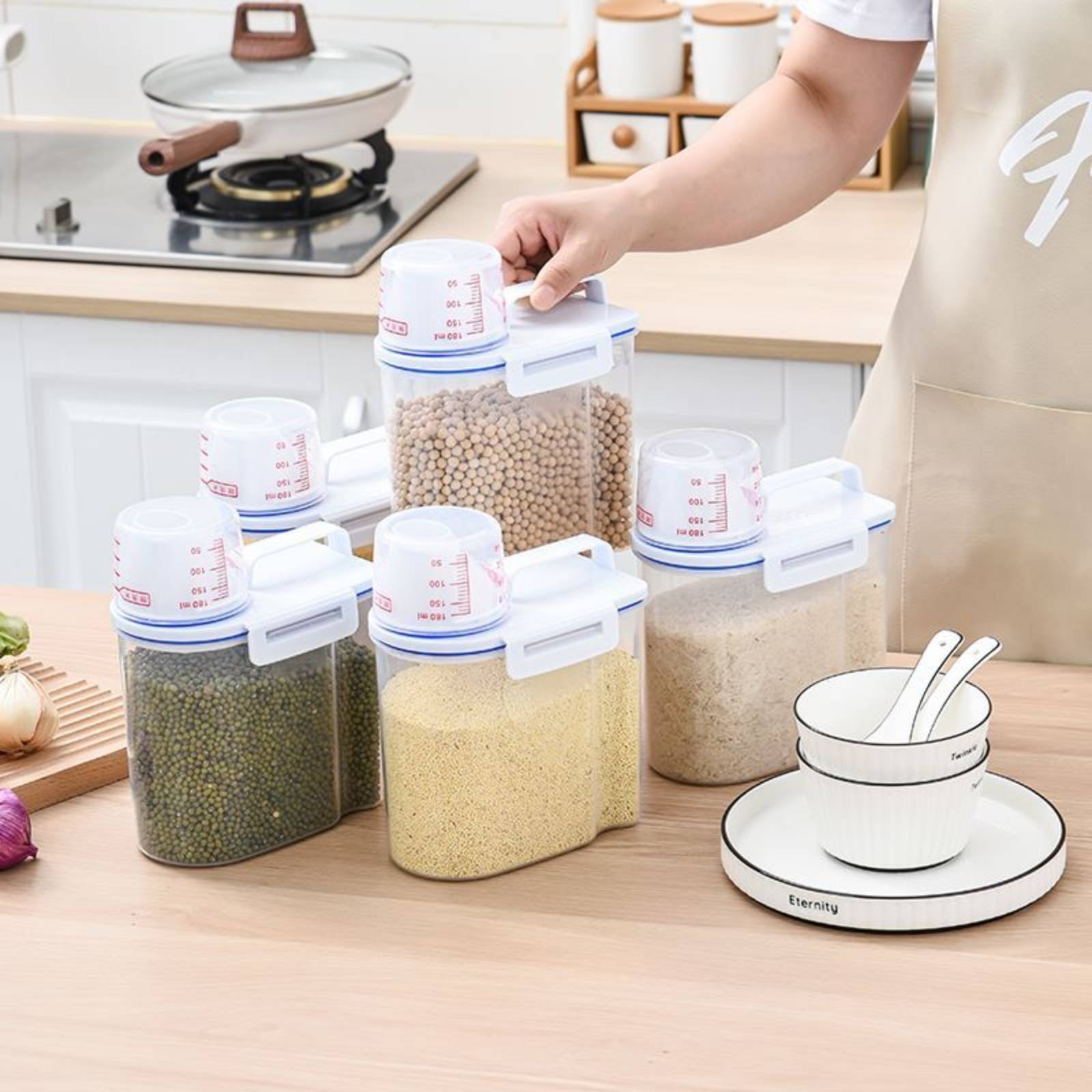 Rijstbewaarcontainer Veilige r - Food Storage Dispenser recensie en prijs