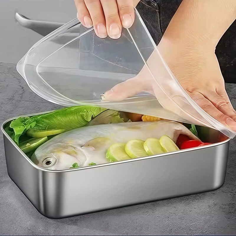 Verdikte vierkante plaat roest - Food Storage Metal Box recensie en prijs