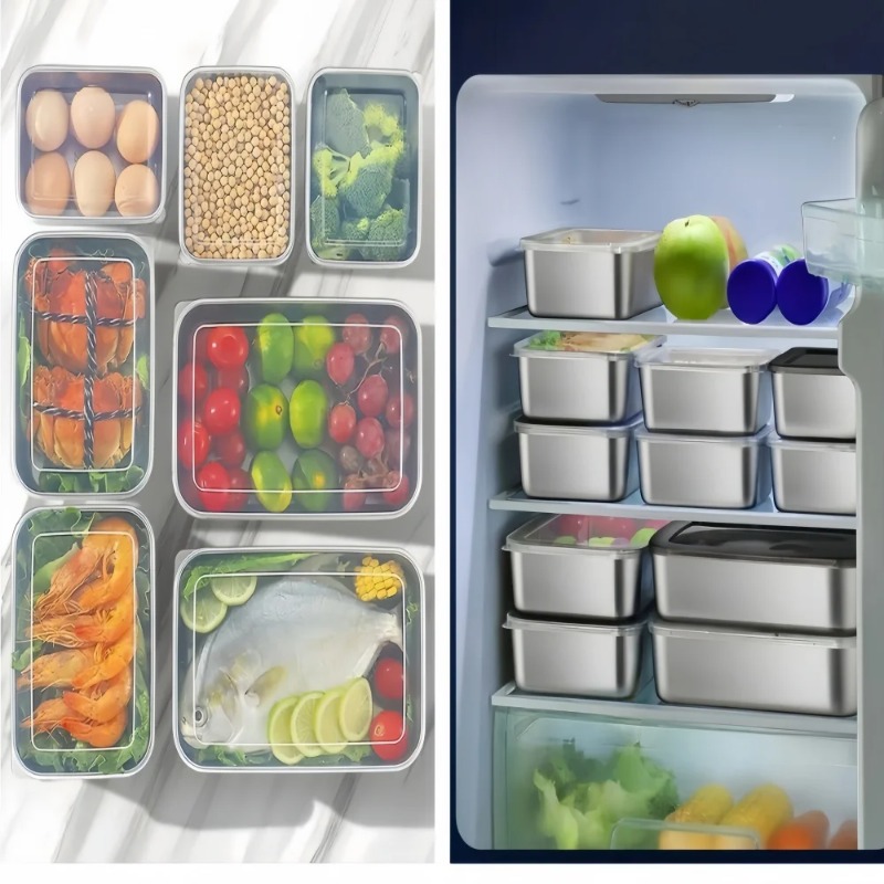Verdikte vierkante plaat roest - Food Storage Metal Box recensie en prijs