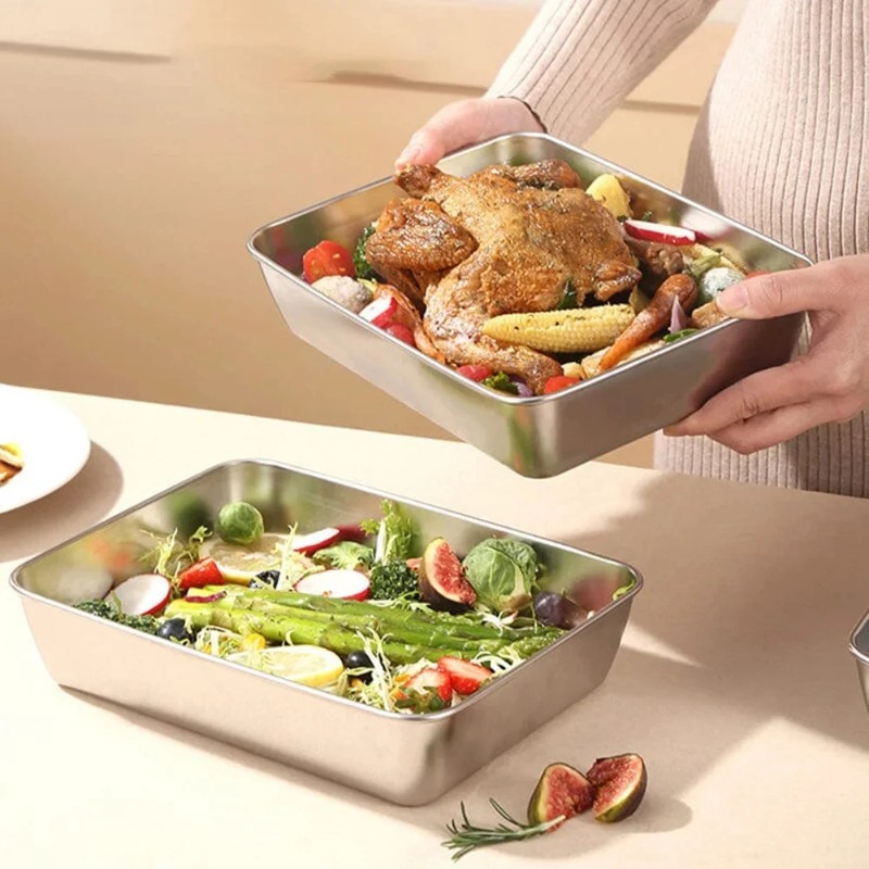 Verdikte vierkante plaat roest - Food Storage Metal Box recensie en prijs