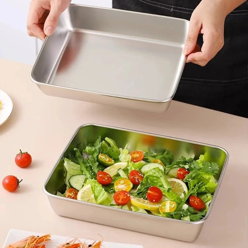 Verdikte vierkante plaat roest - Food Storage Metal Box recensie en prijs
