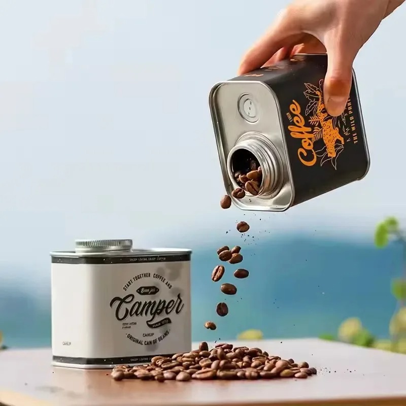 Koffiebonen verzegelde blikken - Food Storage Metal Box recensie en prijs