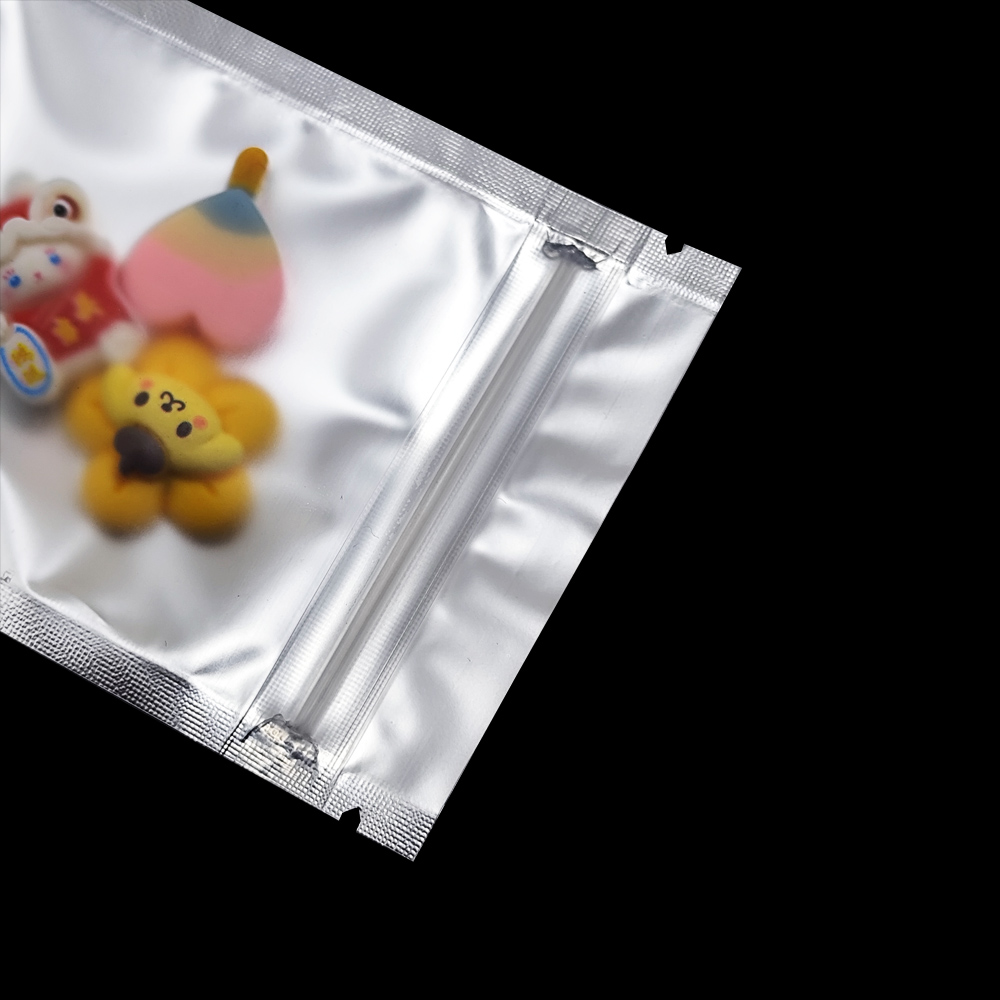 100 stks/partij Matte Clear Zi - Food Storage Zip Lock Bags recensie en prijs
