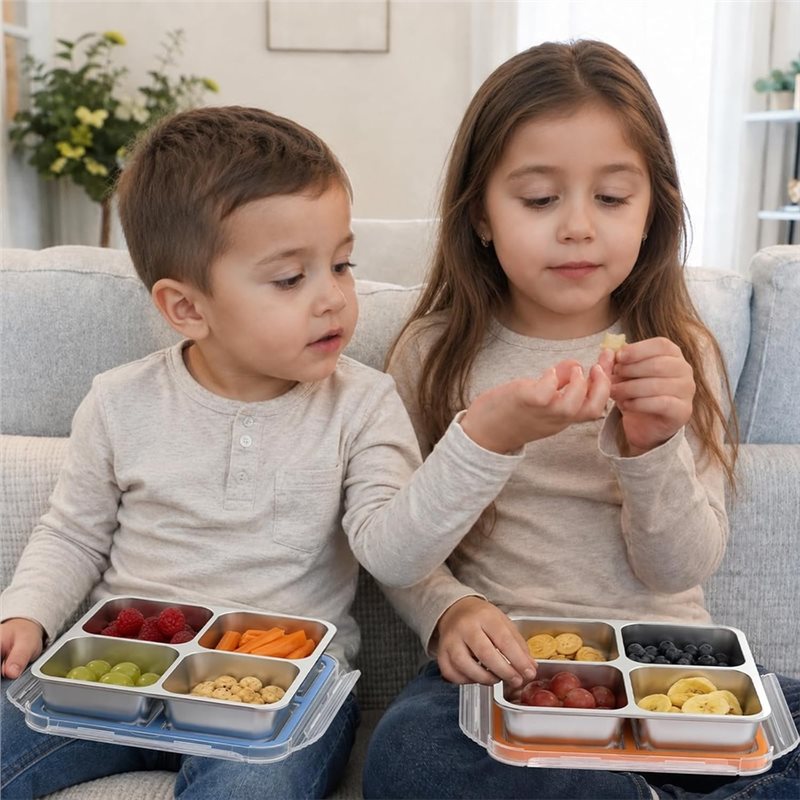 GIGI 4-pack roestvrijstalen sn - Food Storage Metal Box recensie en prijs