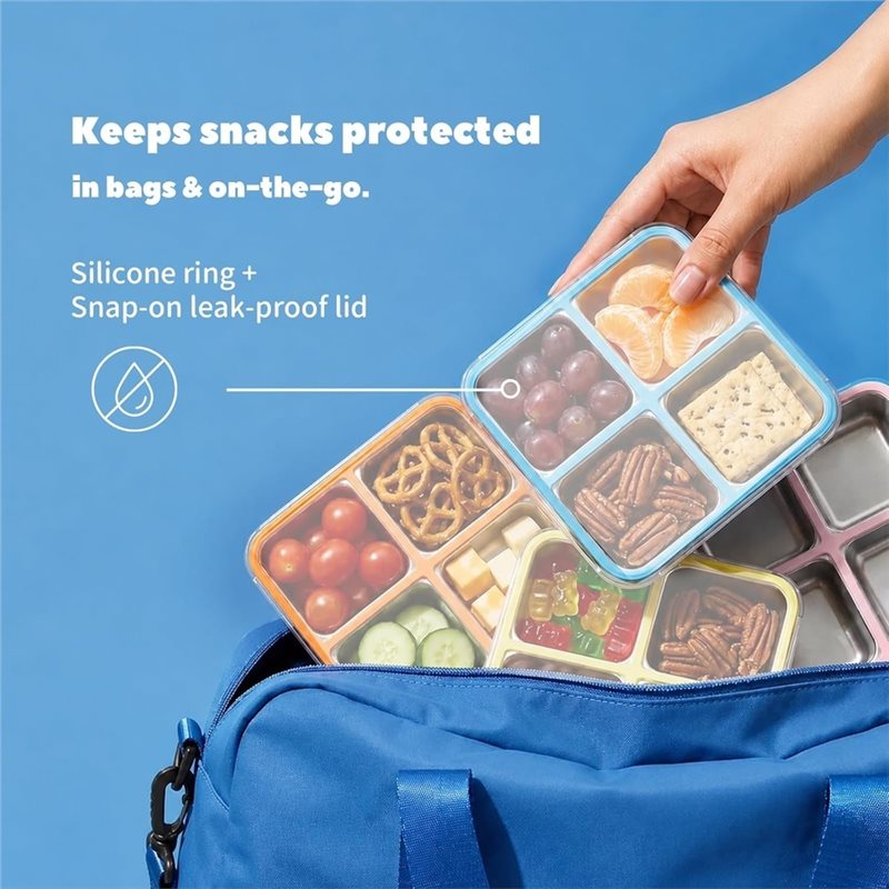 GIGI 4-pack roestvrijstalen sn - Food Storage Metal Box recensie en prijs