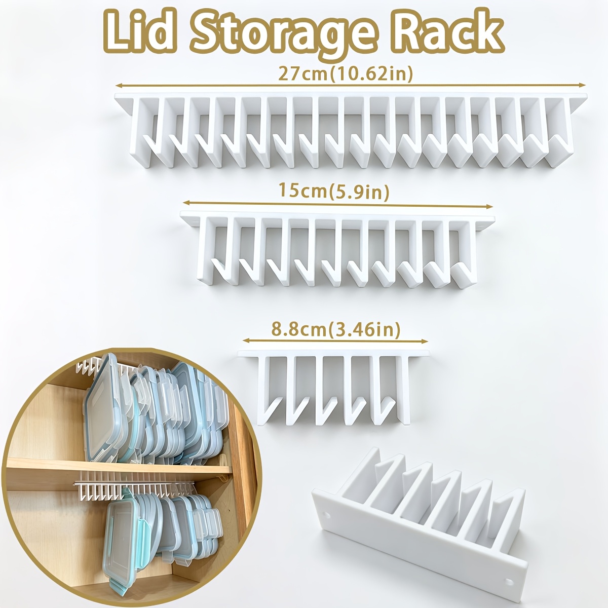 Dekselopbergrek, dekselhanger  - Food Storage Shelving recensie en prijs