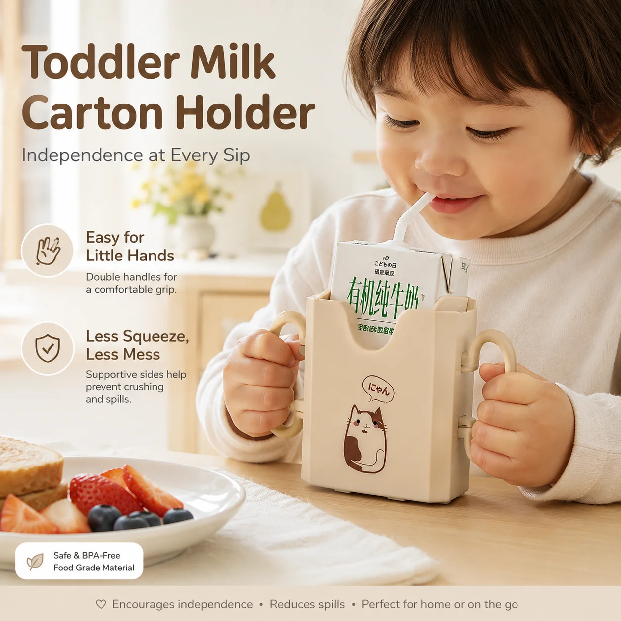 1 stuk flesbeker melkhouder ve - Food Storage Food Safety recensie en prijs