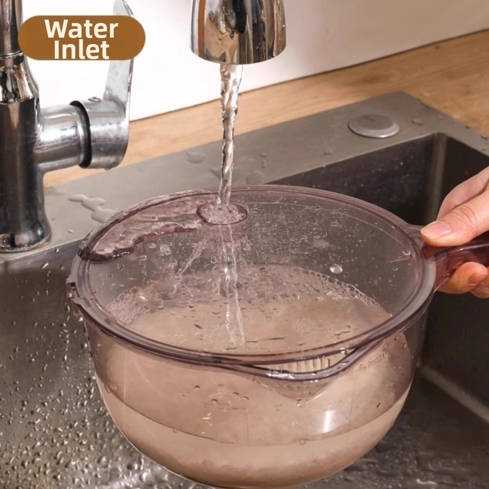 Groentenafgietbak met lange ha - Food Storage Handling recensie en prijs