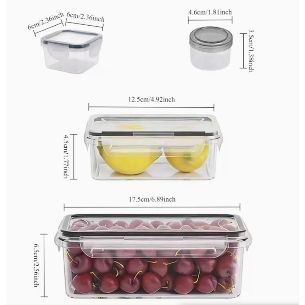 4-delige transparante voedselb - Food Storage Vegetables recensie en prijs
