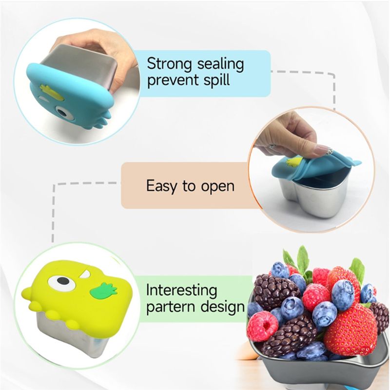 AA94-304 RVS Dinosaurus Snackd - Food Storage Stainless Steel Containers recensie en prijs