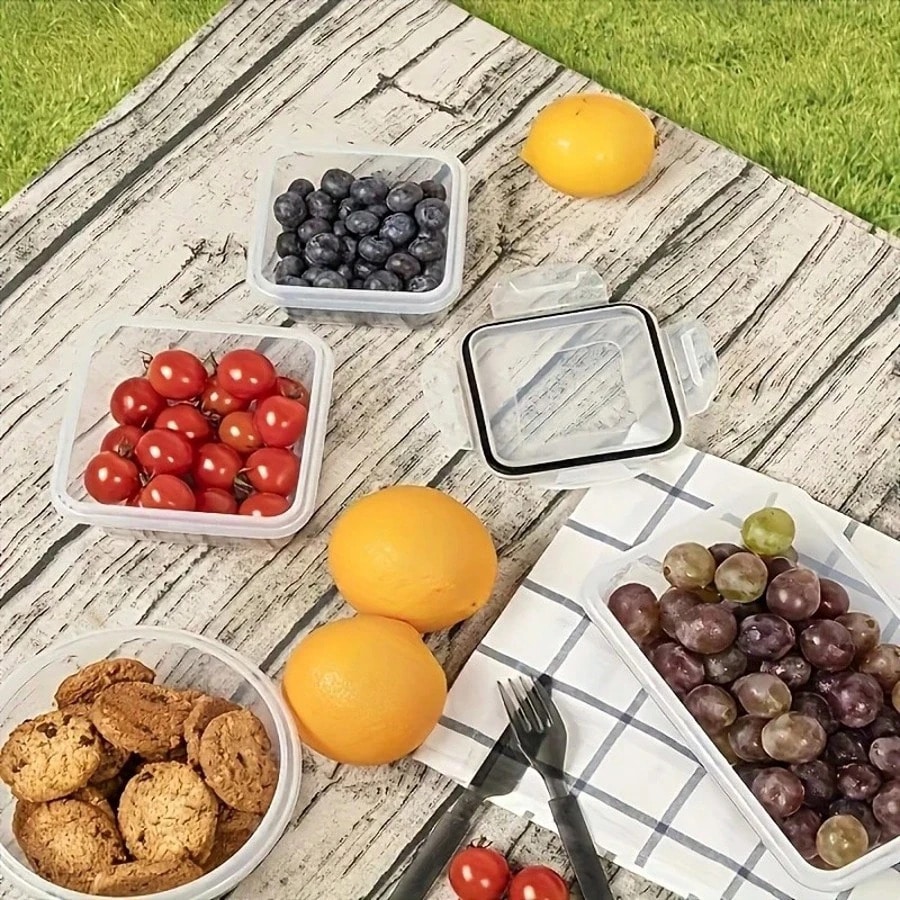 12 plastic verzegelde voedselb - Food Storage Lunch Box recensie en prijs