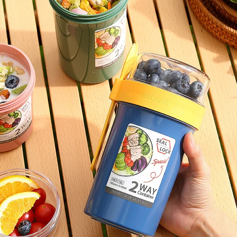 Bento Lunchbox Salade Havermou - Food Storage Jars Plastic recensie en prijs