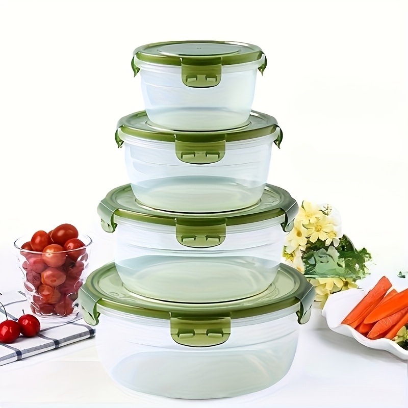4 plastic voedselbewaarcontain - Food Storage Lunch Box recensie en prijs