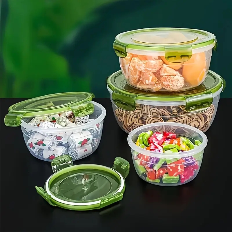 4 plastic voedselbewaarcontain - Food Storage Lunch Box recensie en prijs