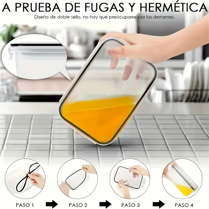 8-delige set inclusief 4 conta - Food Storage Equipment recensie en prijs