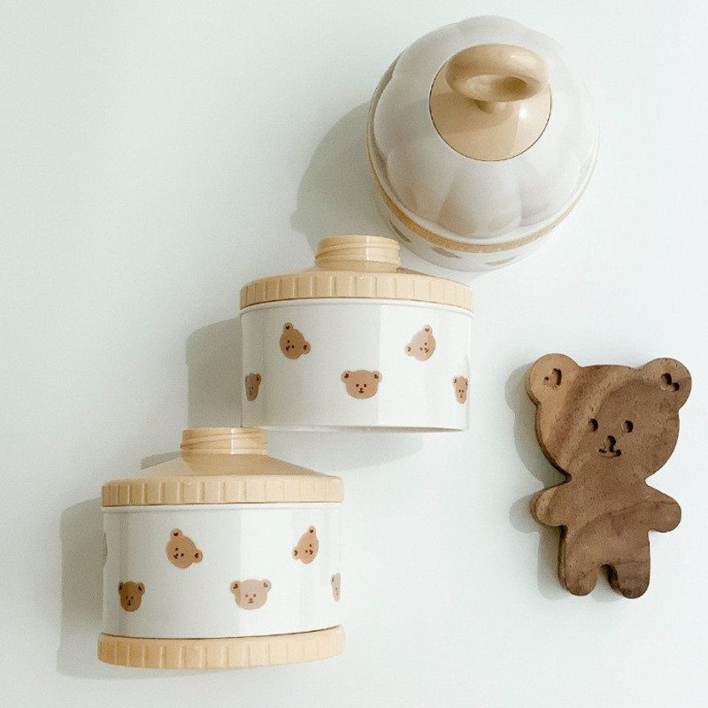 Schattige beer melkpoeder doos - Food Storage Dispenser recensie en prijs