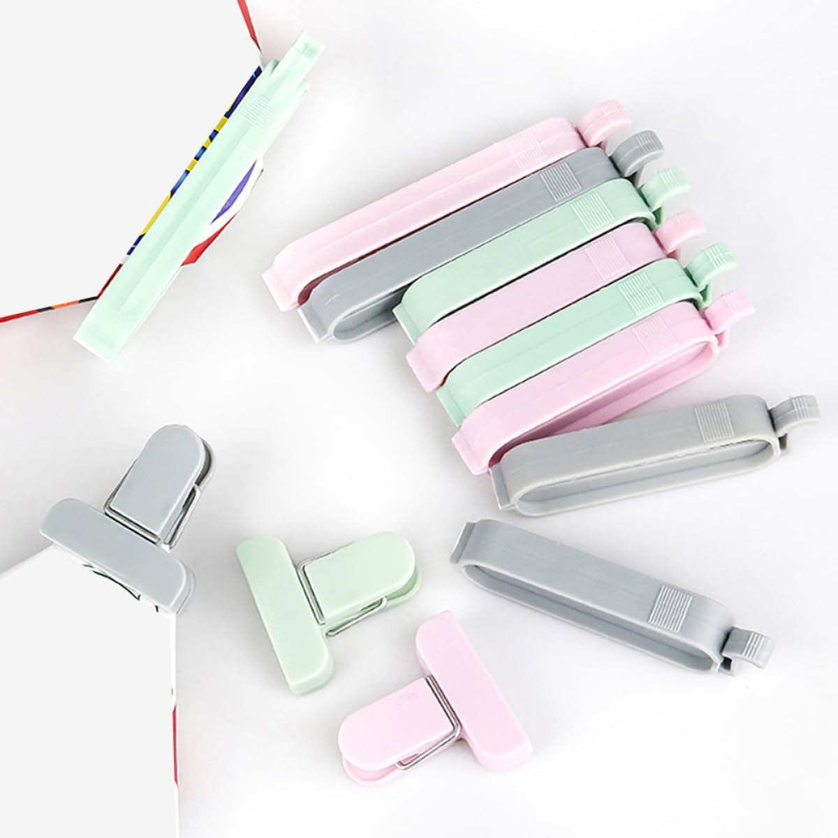 12 stuks Gemengde Kleur Plasti - Food Storage Zip Lock Bags recensie en prijs