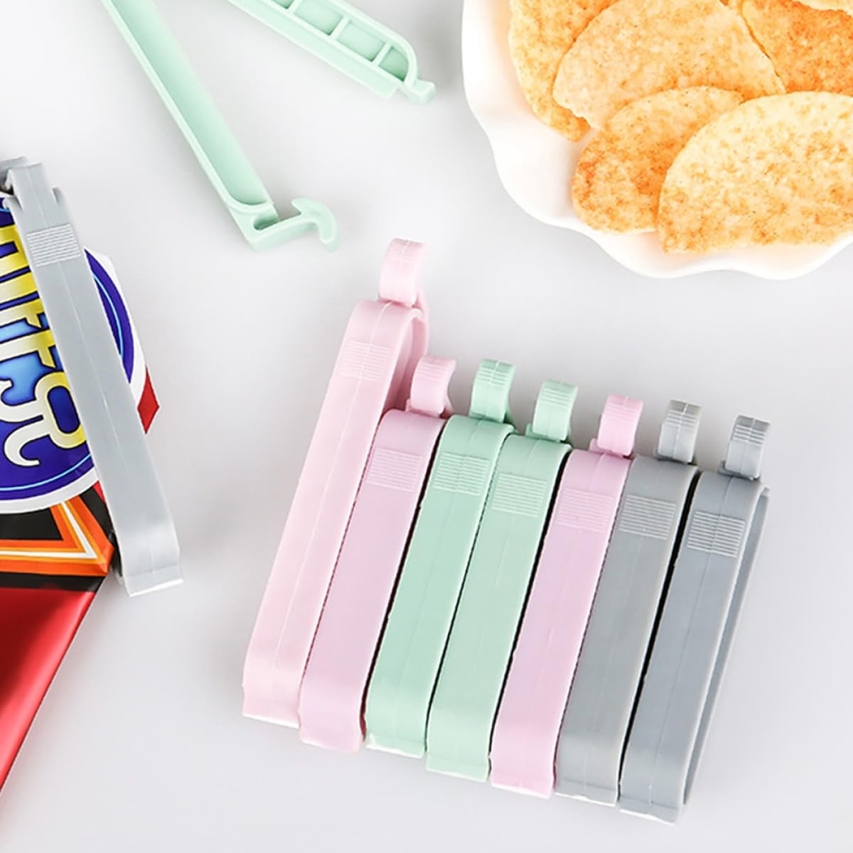 12 stuks Gemengde Kleur Plasti - Food Storage Zip Lock Bags recensie en prijs