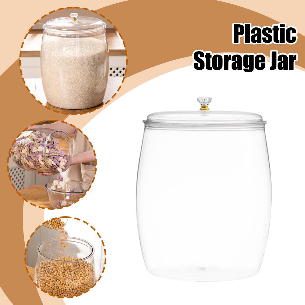 Grote transparante plastic afg - Food Storage Jars Plastic recensie en prijs