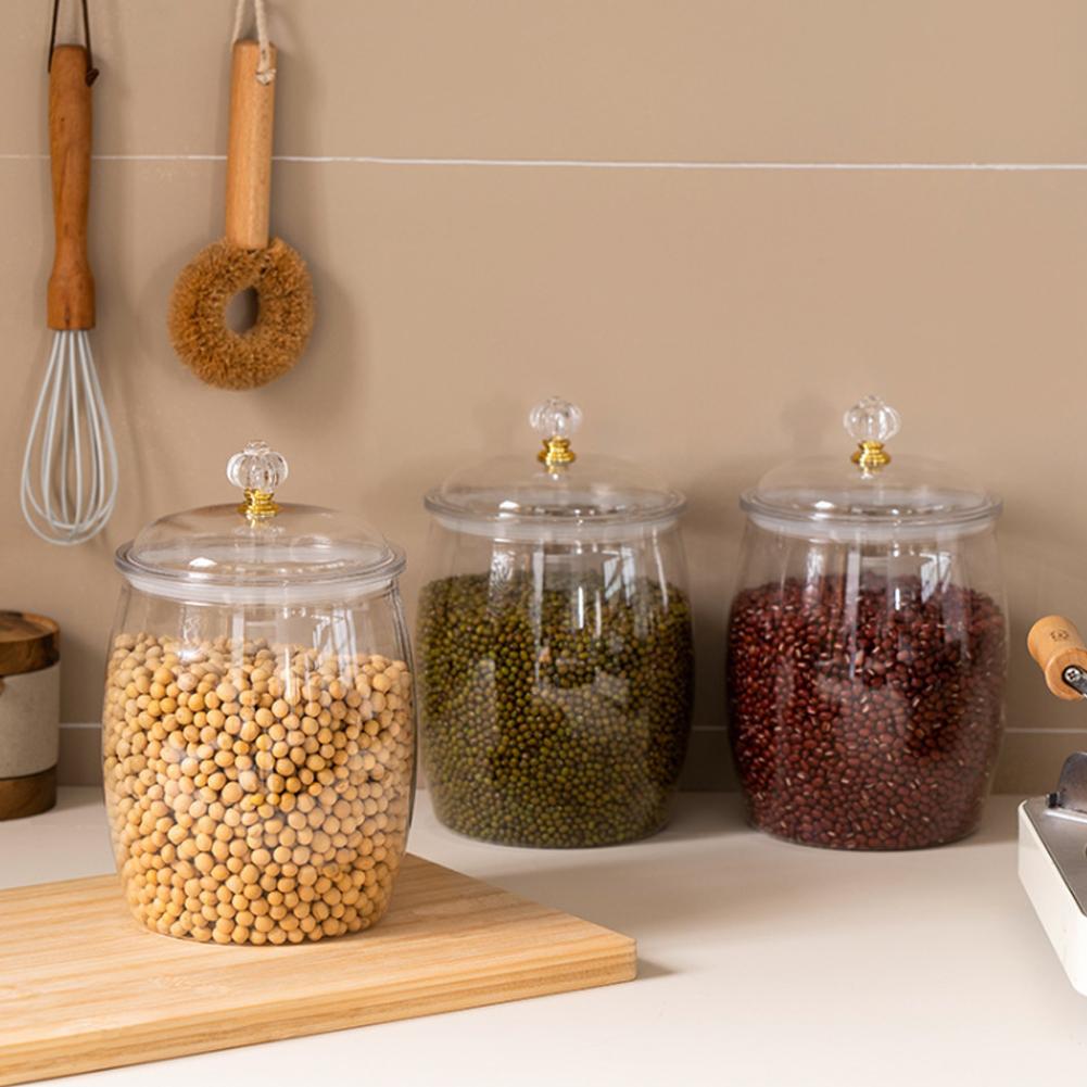 Grote transparante plastic afg - Food Storage Jars Plastic recensie en prijs