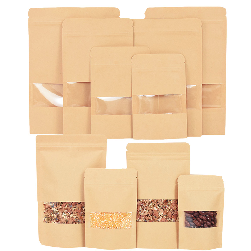 20/50 Stuks Kraftpapier Zip Lo - Food Storage Zip Lock Bags recensie en prijs