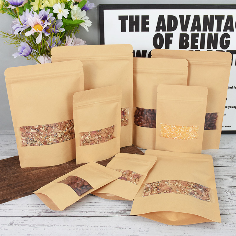 20/50 Stuks Kraftpapier Zip Lo - Food Storage Zip Lock Bags recensie en prijs