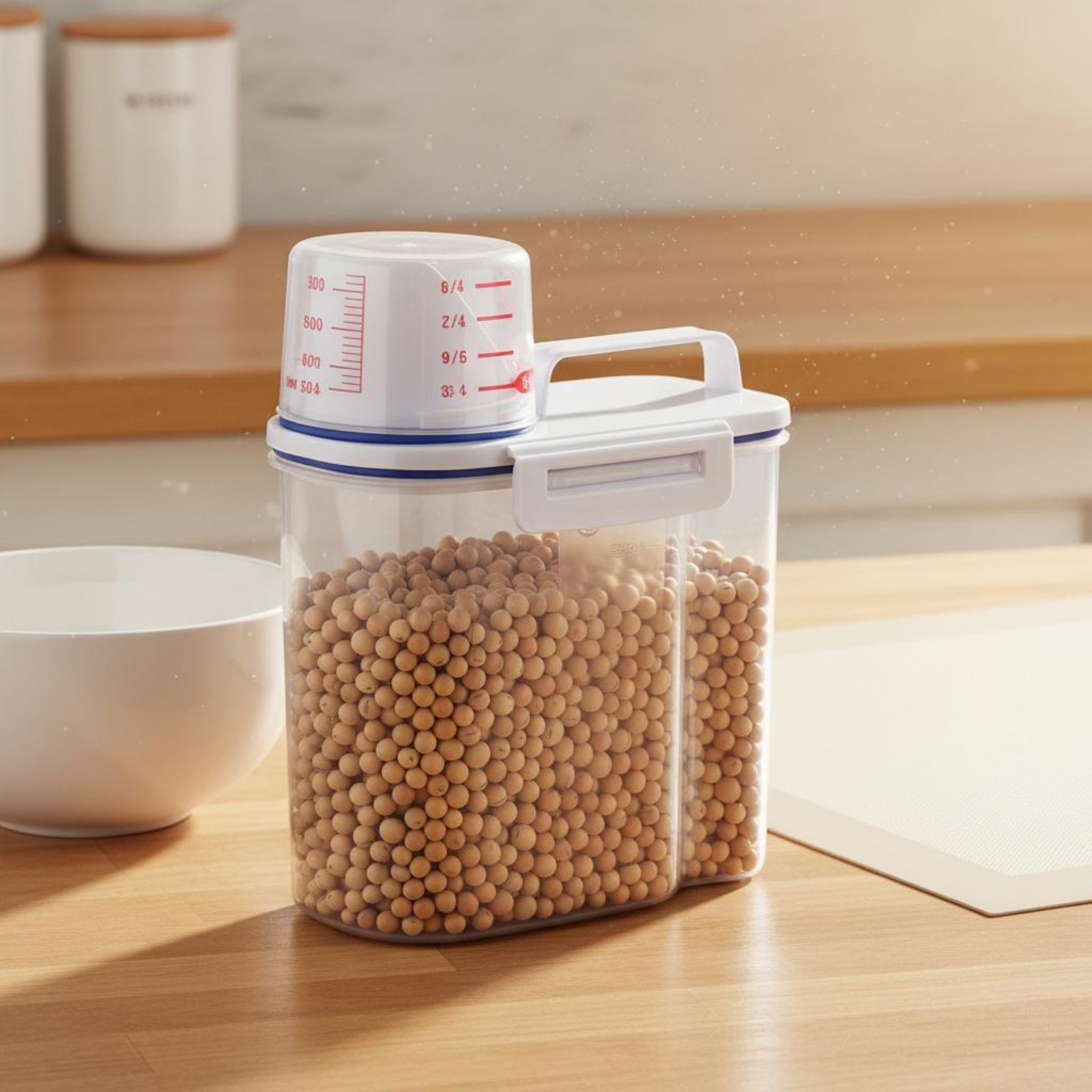 Rijstbewaarcontainer met vocht - Food Storage Dispenser recensie en prijs