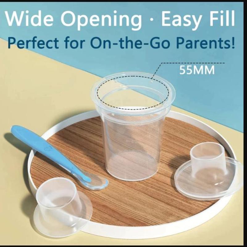 6PPC 80ML Babyvoeding Poederdi - Food Storage Dispenser recensie en prijs